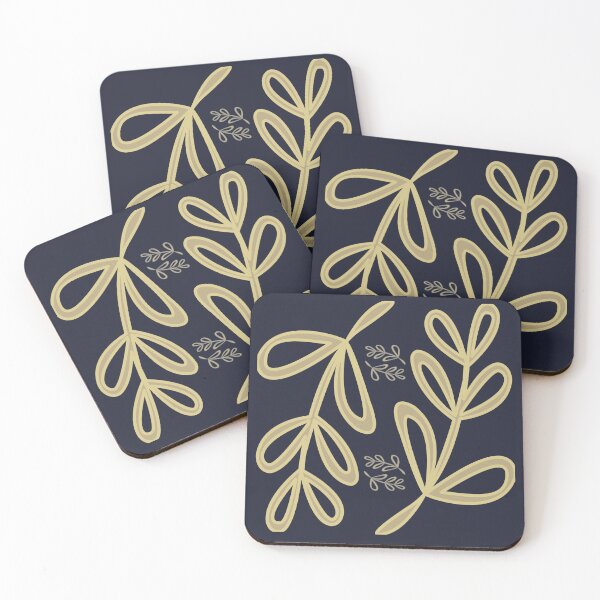 Item preview, Stylish, smart and sophisticated floral element repeat pattern. Caroline Laursen originals designed and sold by Caroline Laursen.