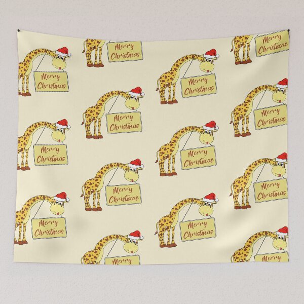 Item preview, Funny Santa Giraffe designed and sold by Coffee Lifestyle.