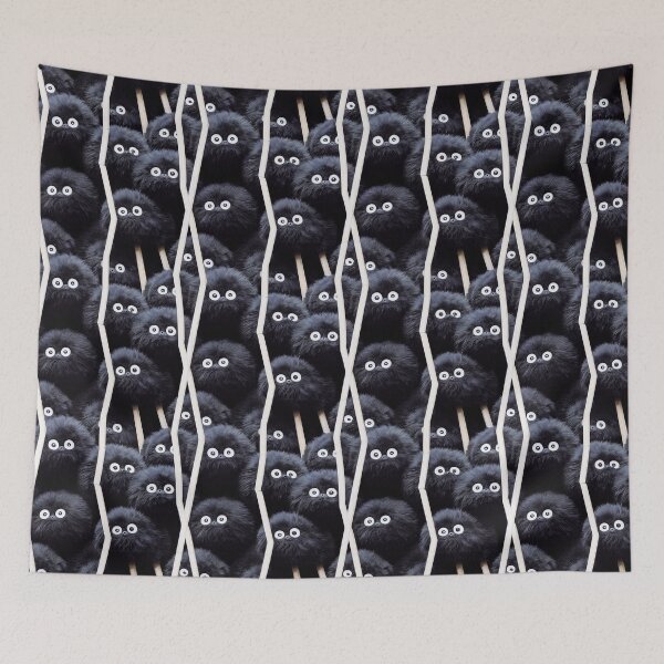 Item preview, Fluffy Susuwatari designed and sold by sixblackroses.