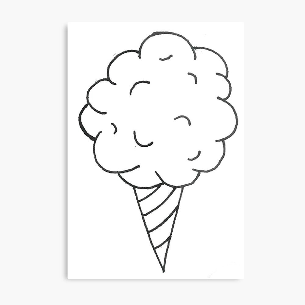 Cotton Candy Drawing cotton-candy-drawing-art-board-print-for-sale-by-olivialee14-redbubble