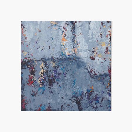 Gray Grunge Abstract Art Board Print