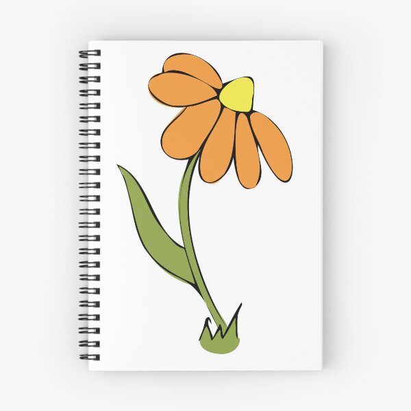 Item preview, Fall Daisy Whimsical Cartoon Illustration Autumn Inspired Colours  designed and sold by AngelDawnDesign.