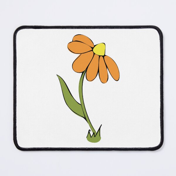 Item preview, Fall Daisy Whimsical Cartoon Illustration Autumn Inspired Colours  designed and sold by AngelDawnDesign.