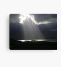 Window through the clouds Canvas Print