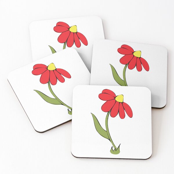 Item preview, Fall Daisy Whimsical Cartoon Illustration Autumn Inspired Colours  designed and sold by AngelDawnDesign.