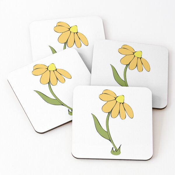Item preview, Fall Daisy Whimsical Cartoon Illustration Autumn Inspired Colours  designed and sold by AngelDawnDesign.