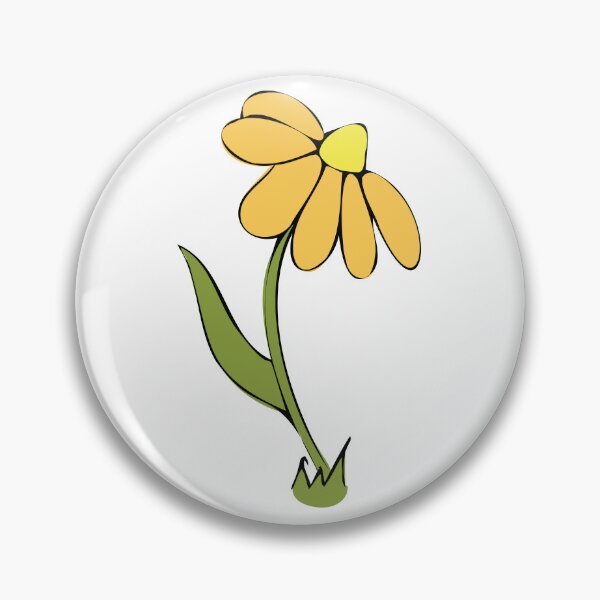 Item preview, Fall Daisy Whimsical Cartoon Illustration Autumn Inspired Colours  designed and sold by AngelDawnDesign.