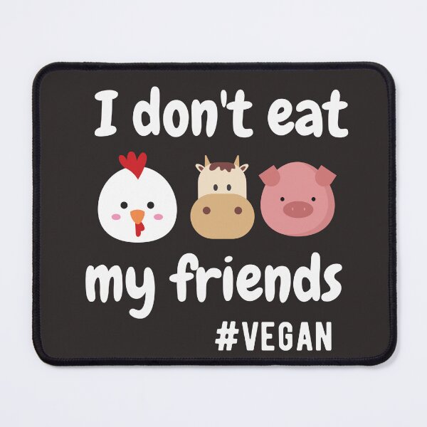 Item preview, I don't eat my friends - #vegan designed and sold by GaliYoga.