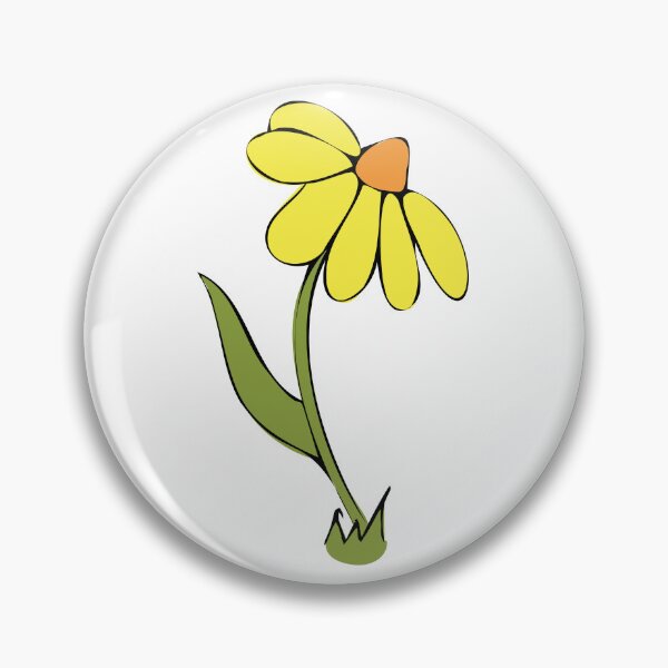 Item preview, Fall Daisy Whimsical Cartoon Illustration Autumn Inspired Colours  designed and sold by AngelDawnDesign.