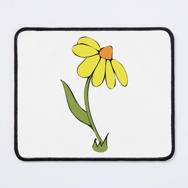 Item preview, Fall Daisy Whimsical Cartoon Illustration Autumn Inspired Colours  designed and sold by AngelDawnDesign.