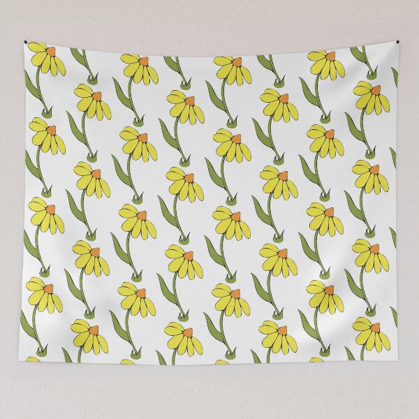 Item preview, Fall Daisy Whimsical Cartoon Illustration Autumn Inspired Colours  designed and sold by AngelDawnDesign.