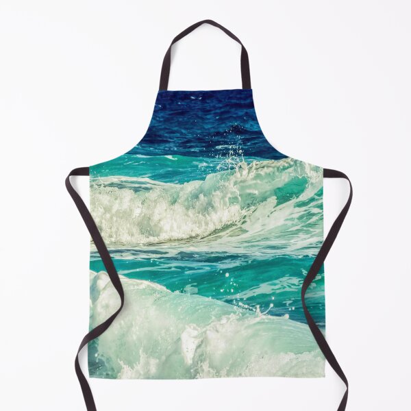 Aperçu de l'œuvre Océan bleu turquoise Plage d'été Vagues écumeuses créée et vendue par MyArt23.