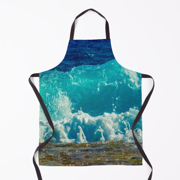 Item preview, Blue Turquoise Ocean Summer Beach Foamy Waves with Sand designed and sold by MyArt23.