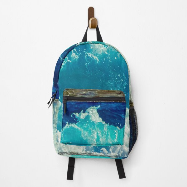 Item preview, Blue Turquoise Ocean Summer Beach Foamy Waves with Sand designed and sold by MyArt23.
