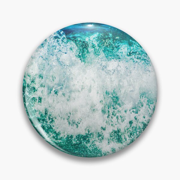 Artikelvorschau, Blau Türkis Ozean Sommer Strand Schaumigen Wellen entworfen und verkauft von MyArt23.