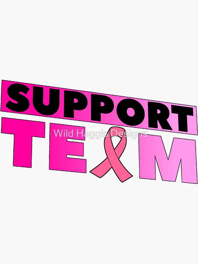 Support team ( breast cancer) | Sticker