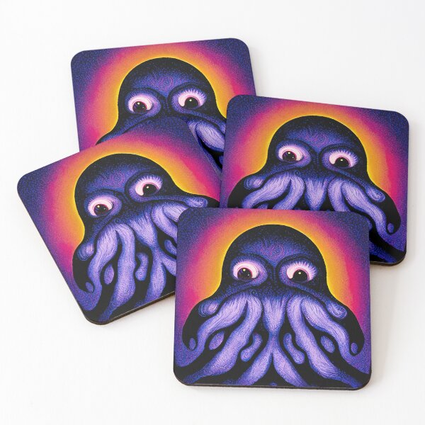 Item preview, Cthulhu Fridays Oh Yeah Black Light Poster designed and sold by WinnieWonka13.