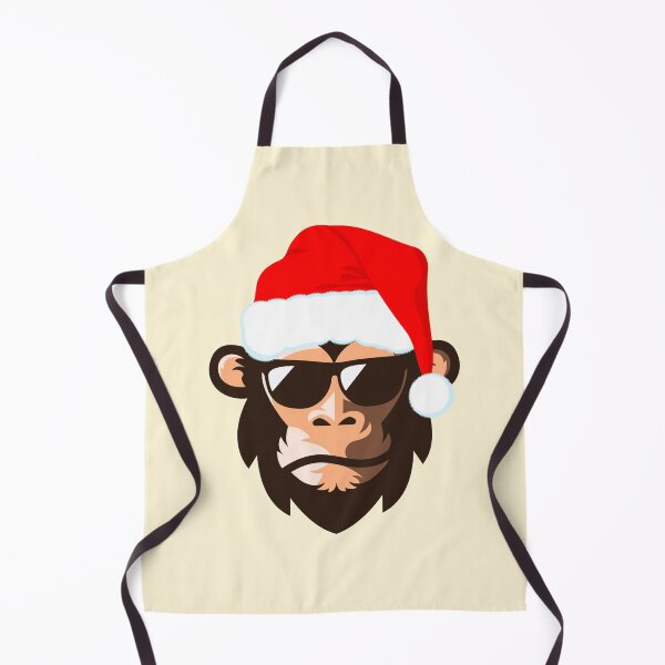 Item preview, Funny Funky Santa Monkey designed and sold by Coffee Lifestyle.