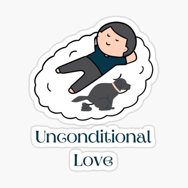 Item preview, Unconditional love - dog love designed and sold by InvictusPrint.