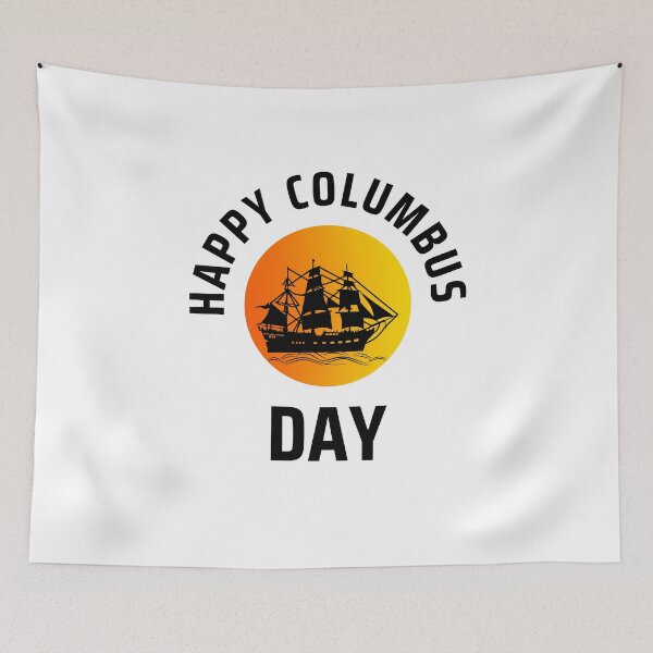 Item preview, Happy Columbus Day Sticker, Columbus Day Lovers, Sticker for Columbus Day, Gift for Columbus Day Sticker designed and sold by YouSsefHN05.