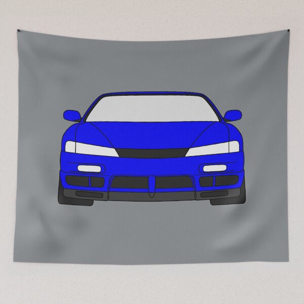 Item preview, Nissan Silvia S14 Kouki 200SX 240SX blue color designed and sold by EdimDesign.