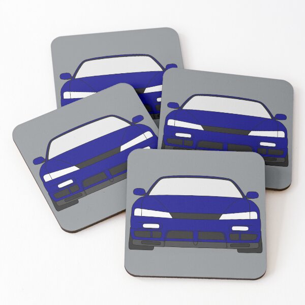 Item preview, Nissan Silvia S14 Kouki 200SX 240SX dark blue color designed and sold by EdimDesign.