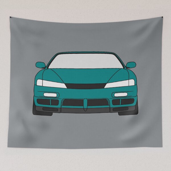 Item preview, Nissan Silvia S14 Kouki 200SX 240SX torquoise color designed and sold by EdimDesign.