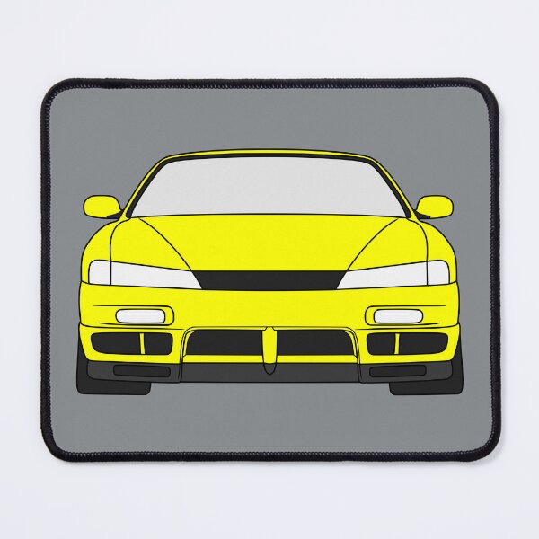 Item preview, Nissan Silvia S14 Kouki 200SX 240SX yellow color designed and sold by EdimDesign.