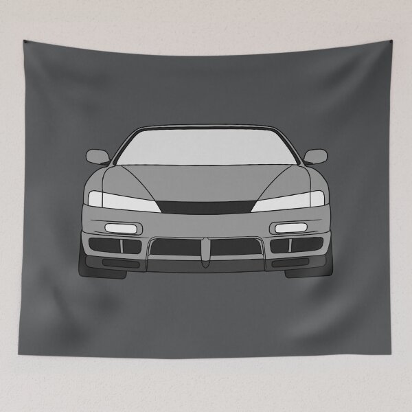 Item preview, Nissan Silvia S14 Kouki 200SX 240SX gray color designed and sold by EdimDesign.