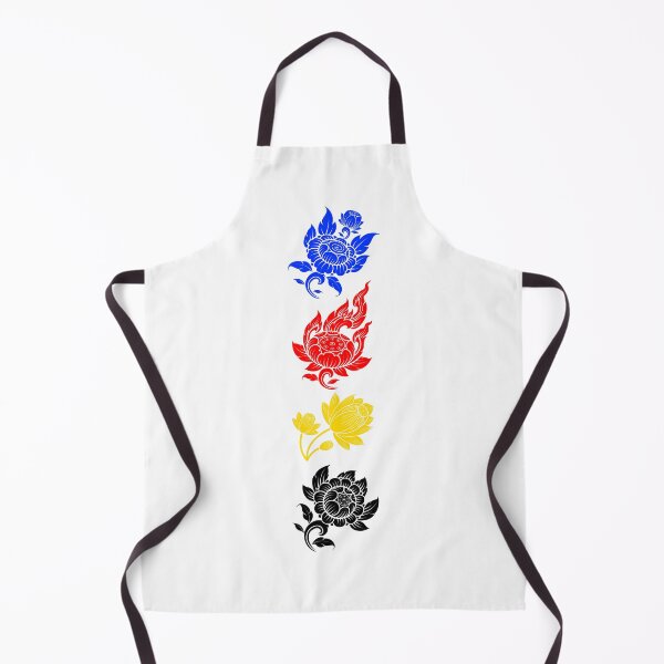 Item preview, Asian Flower Art Polyamorous. Polyamory Pride designed and sold by Subtle Pride Shop.