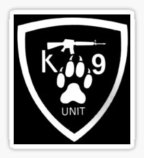 K-9 unit Sticker