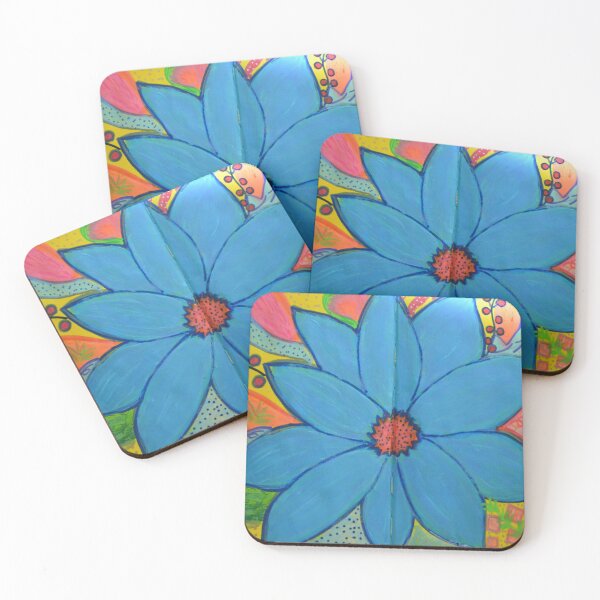 Item preview, Big blue flower designed and sold by LMarieArt.