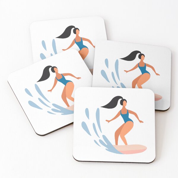 Item preview, Wakesurfing Girl designed and sold by The Love Quill.