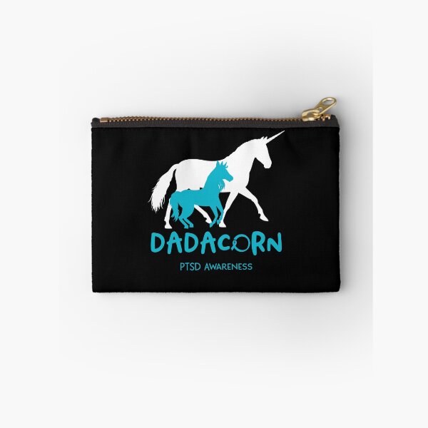 Item preview, PTSD Awareness Dad Unicorn Dadacorn Support PTSD Warrior  designed and sold by RunningShop.