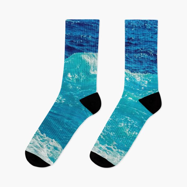 Item preview, Blue Turquoise Ocean Summer Beach Foamy Waves designed and sold by MyArt23.