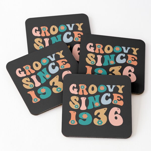 Item preview, Groovy Since 1936 | 87th Birthday | Retro Groovy Birthday designed and sold by AMINE  ★★★★★.