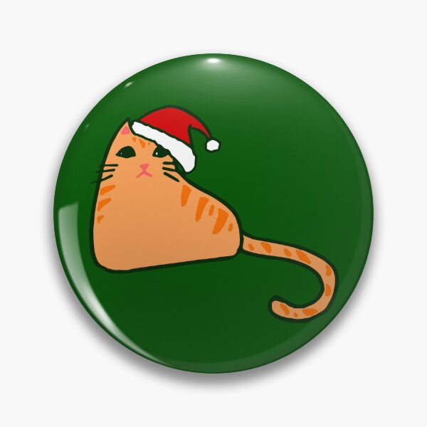 Item preview,  christmas santa claus hat orange tabby cat designed and sold by Gossip Rag.