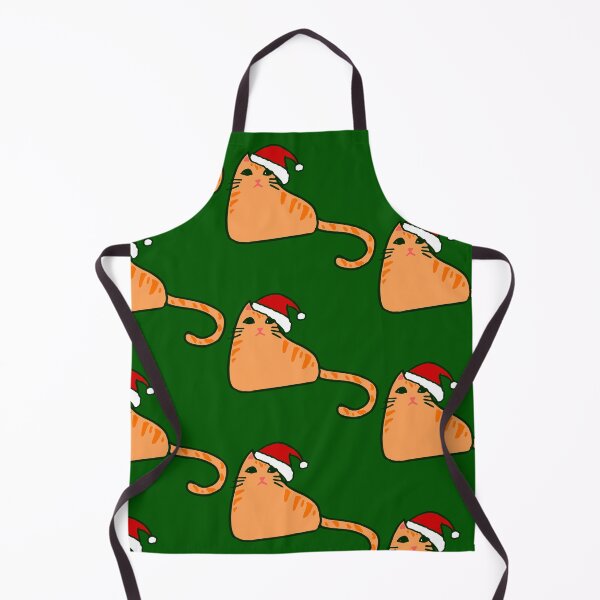 Item preview,  christmas santa claus hat orange tabby cat designed and sold by Gossip Rag.