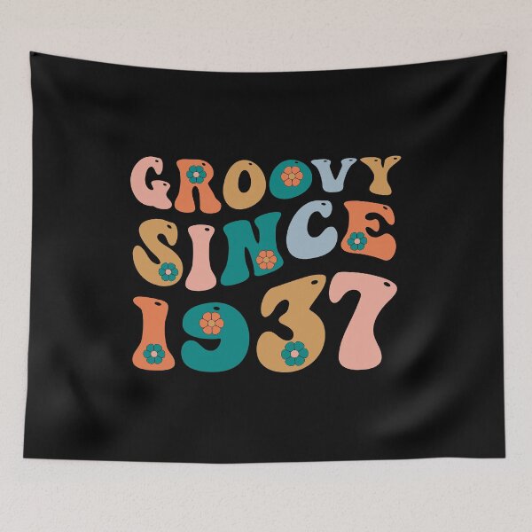Item preview, Groovy Since 1937 | 85th Birthday | Retro Groovy Birthday designed and sold by AMINE  ★★★★★.