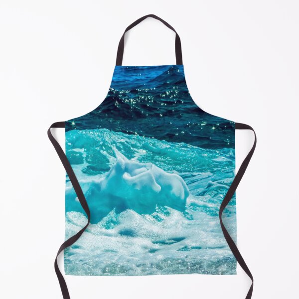 Aperçu de l'œuvre Océan bleu turquoise Plage d'été Vagues écumeuses créée et vendue par MyArt23.