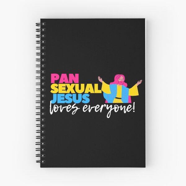 Item preview, Pan Sexual Jesus Loves Everyone. Pansexual Pride designed and sold by Subtle Pride Shop.