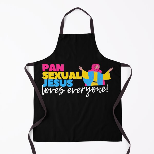 Item preview, Pan Sexual Jesus Loves Everyone. Pansexual Pride designed and sold by Subtle Pride Shop.