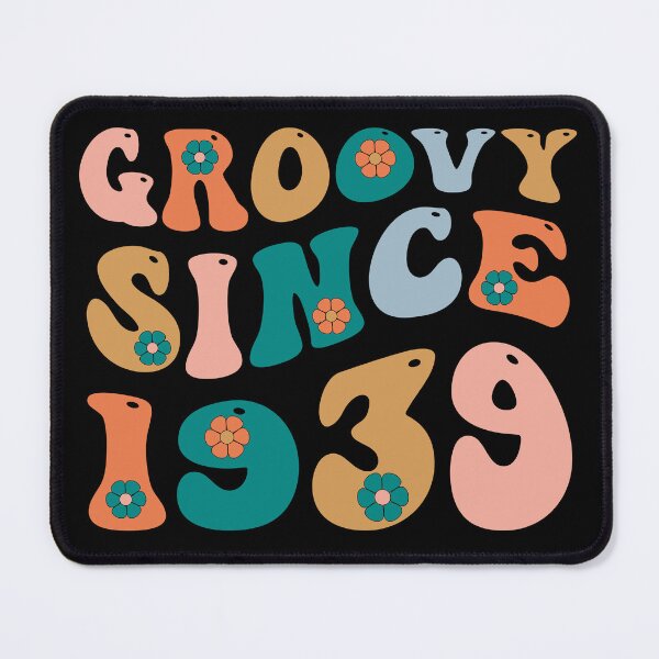 Item preview, Groovy Since 1939 | 83th Birthday | Retro Groovy Birthday designed and sold by AMINE ★★★★★.