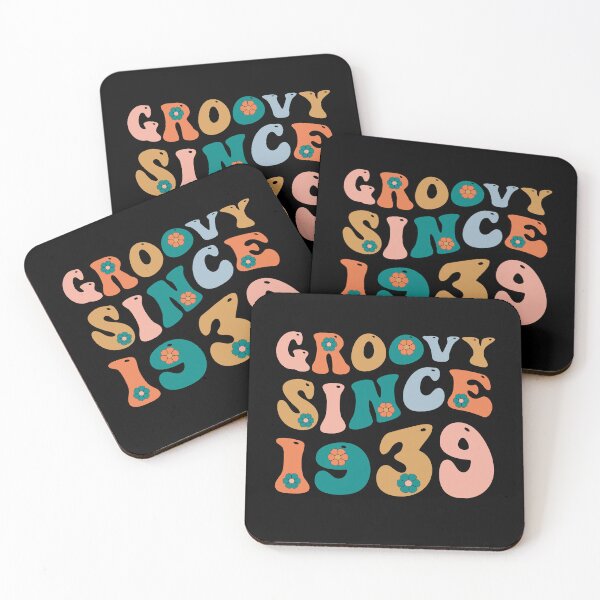 Item preview, Groovy Since 1939 | 83th Birthday | Retro Groovy Birthday designed and sold by AMINE ★★★★★.