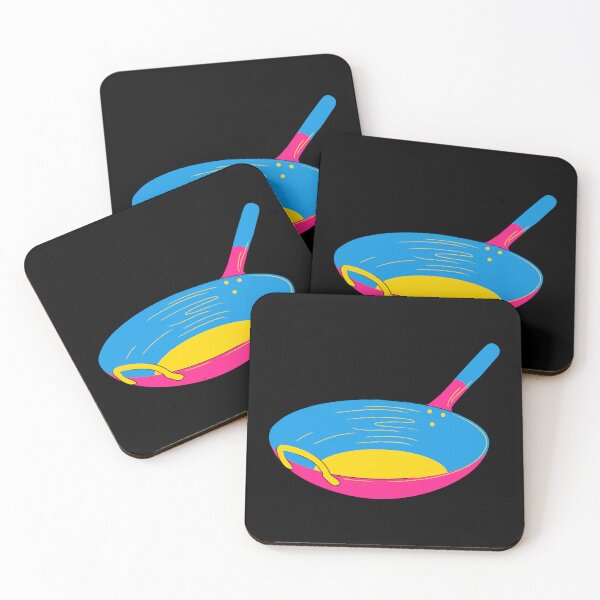 Item preview, Pan Flag Wok. Pansexual Pride designed and sold by Subtle Pride Shop.