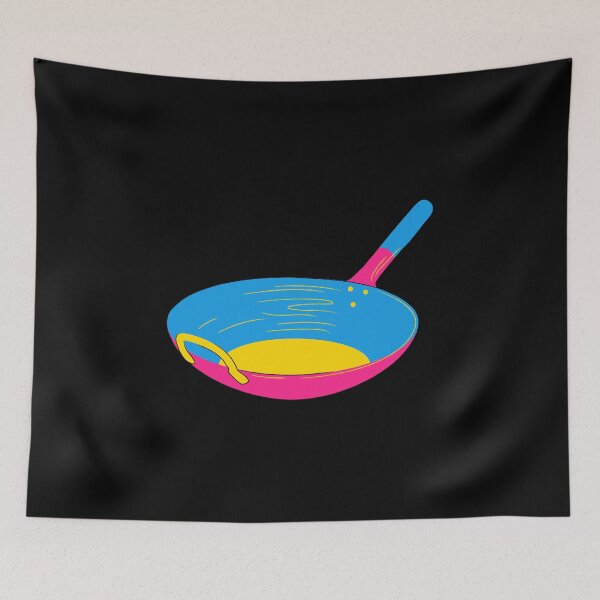 Item preview, Pan Flag Wok. Pansexual Pride designed and sold by Subtle Pride Shop.