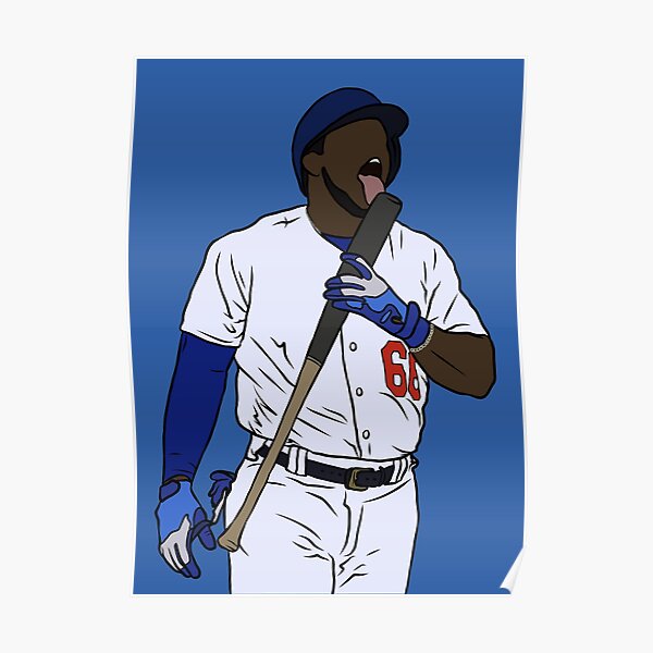 Yasiel Puig  Sports illustrations art, Baseball poster design