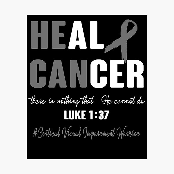 Item preview, Cortical Visual Impairment Awareness - Heal Cancer - Support Cortical Visual Impairment Warrior Gifts designed and sold by ElizabethS809.