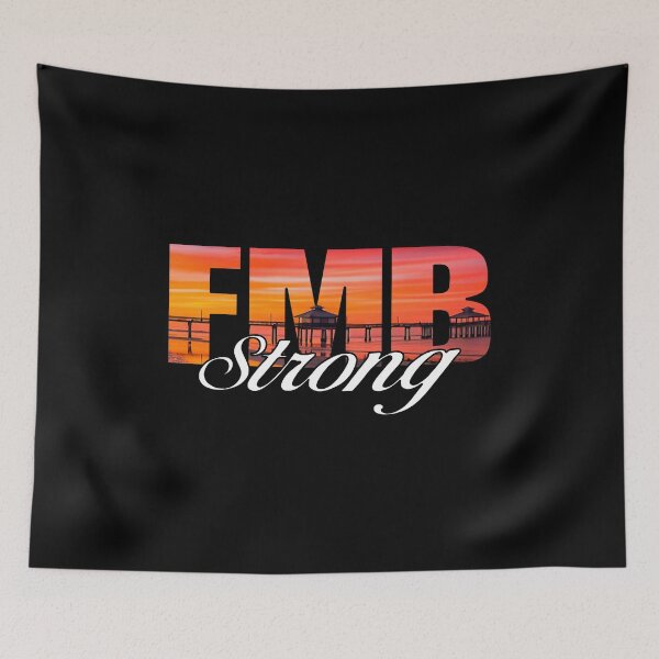 Item preview, FMB STRONG HURRICANE IAN 2022 #SUPPORT LOCAL PIER T-SHIRT designed and sold by Real-Humdinger.