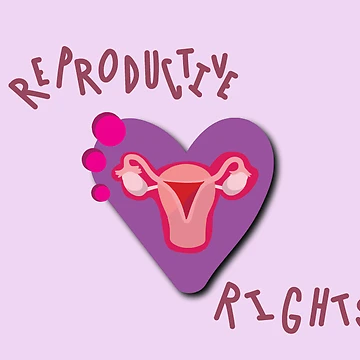 Artwork thumbnail, Reproductive Rights Are Human Rights by dottydoodles